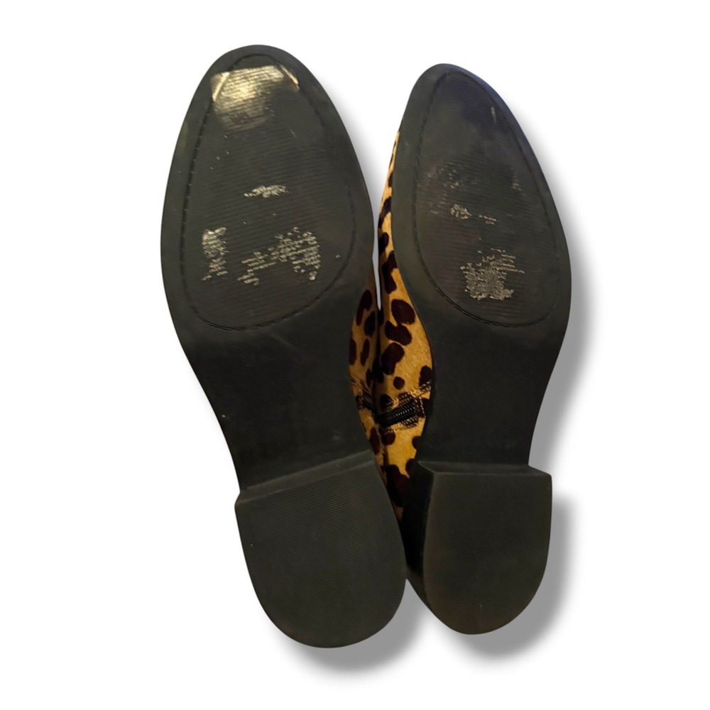Steven by Steve Madden Chavi-L Booties Womens 7 Leopard Calf Hair Ankle Boots - Picture 9 of 10